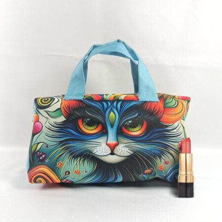 Kozmetická taštička - Modrá mačka